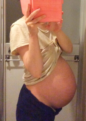 双子妊娠32週お腹の大きさ