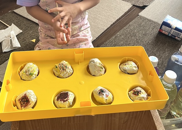 レゴの蓋でたこ焼きやさん