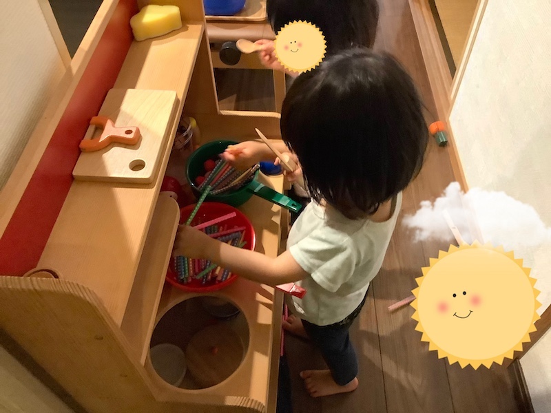 ままごとキッチン２歳 ３