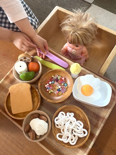 ままごと遊び３歳　２